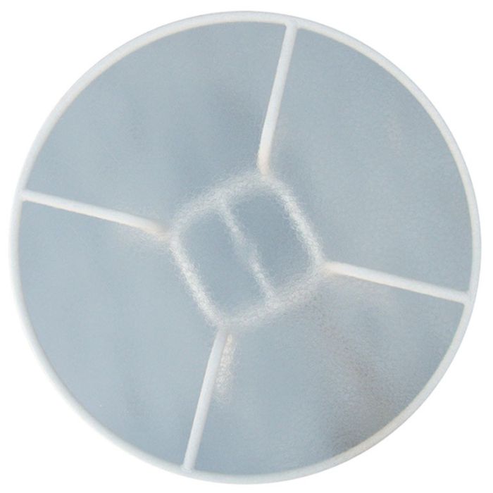 36" Round Acrylic Top Dining Table, With Umbrella Hole