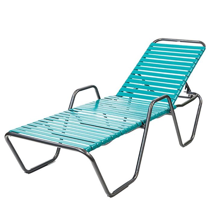 Country Club Aruba 14" Single Strap Chaise Lounge, Without Arms