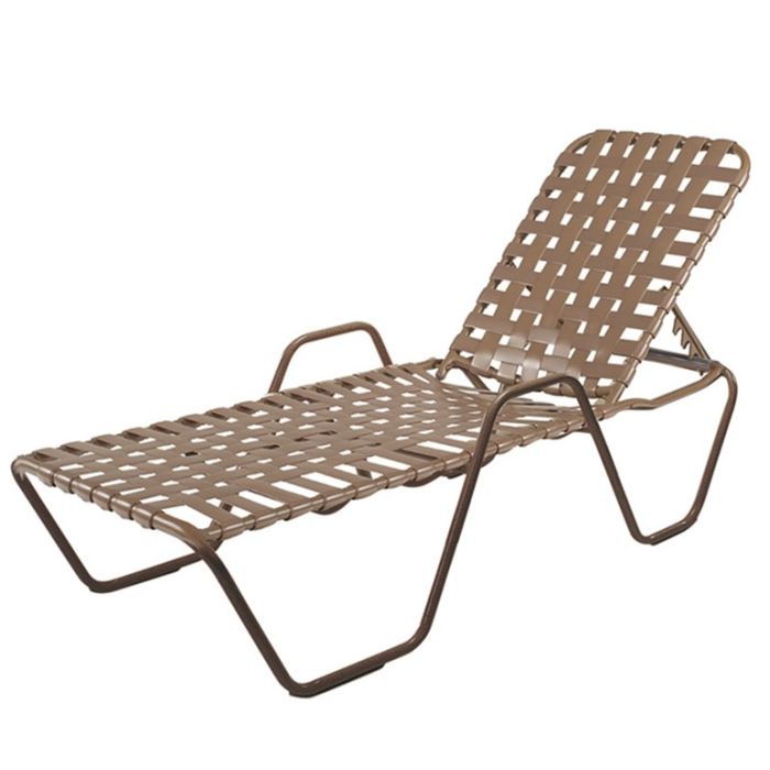 Country Club Aruba 14" Single Strap Chaise Lounge, Without Arms