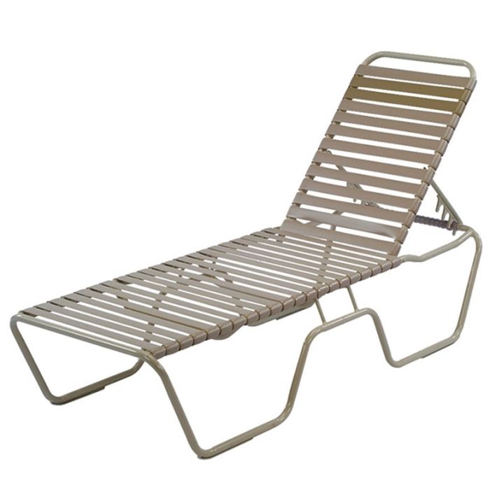 Country Club Aruba 14" Single Strap Chaise Lounge, Without Arms