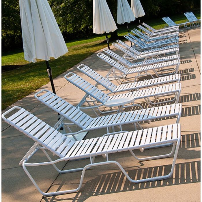 Country Club Aruba 14" Single Strap Chaise Lounge, Without Arms