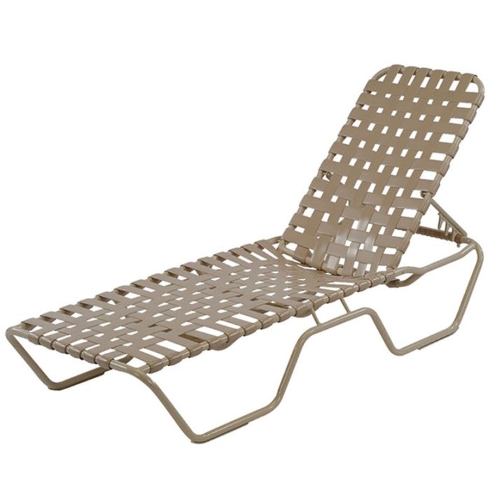 Country Club Aruba 14" Single Strap Chaise Lounge, Without Arms