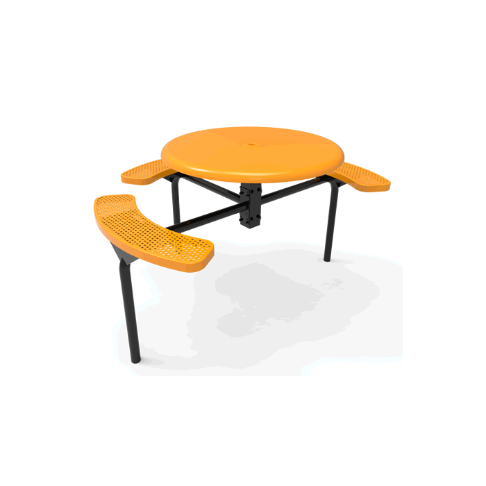 Rivendale Round Nexus Pedestal Table with Solid Top - ADA Accessible