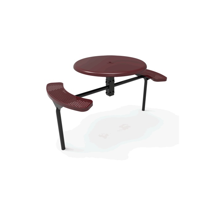 Rivendale Round Nexus Pedestal Table with Solid Top - ADA Accessible
