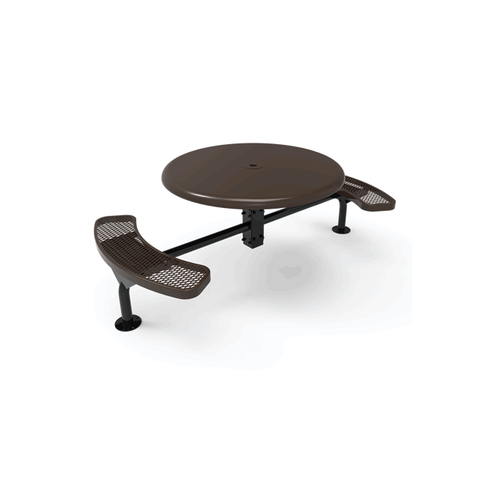 Rivendale Round Nexus Pedestal Table with Solid Top - ADA Accessible