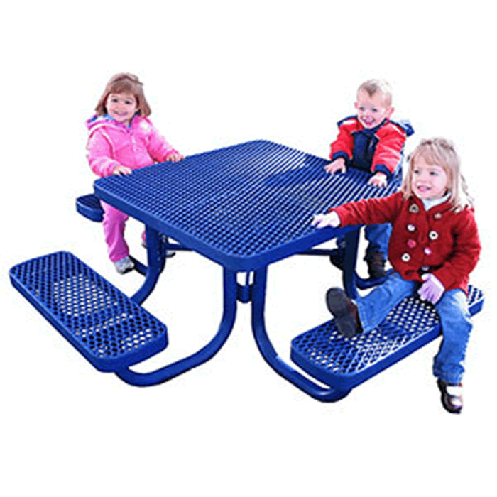 Champion Kids Series Square Picnic Table - Free Standing - 3' Top