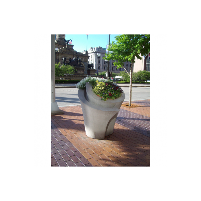 Calla Lilly Concrete Planter