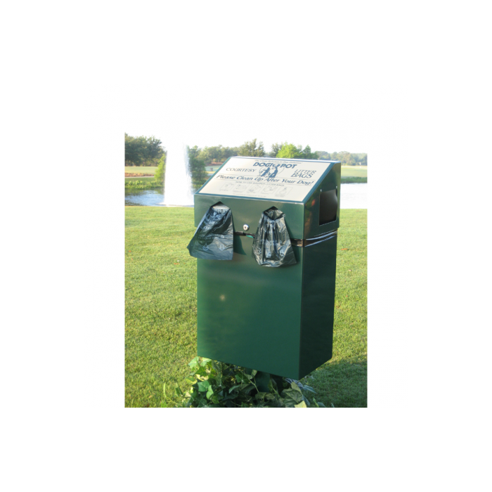 Dogvalet Aluminum Bag Dispenser / Waste Container