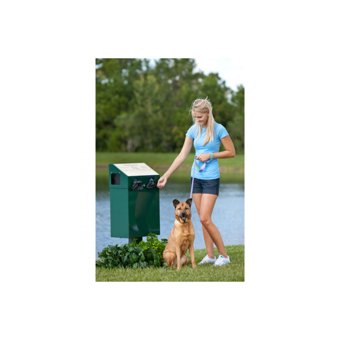 Dogvalet Aluminum Bag Dispenser / Waste Container
