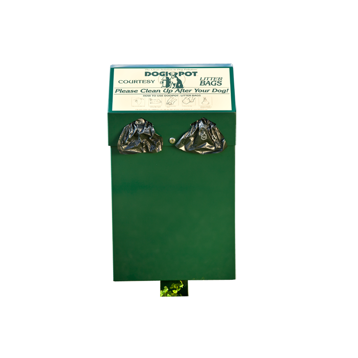 Dogvalet Aluminum Bag Dispenser / Waste Container