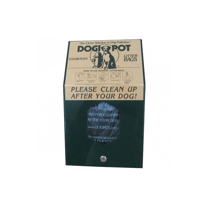 Aluminum Header Pak Dogipot Junior Bag Dispenser