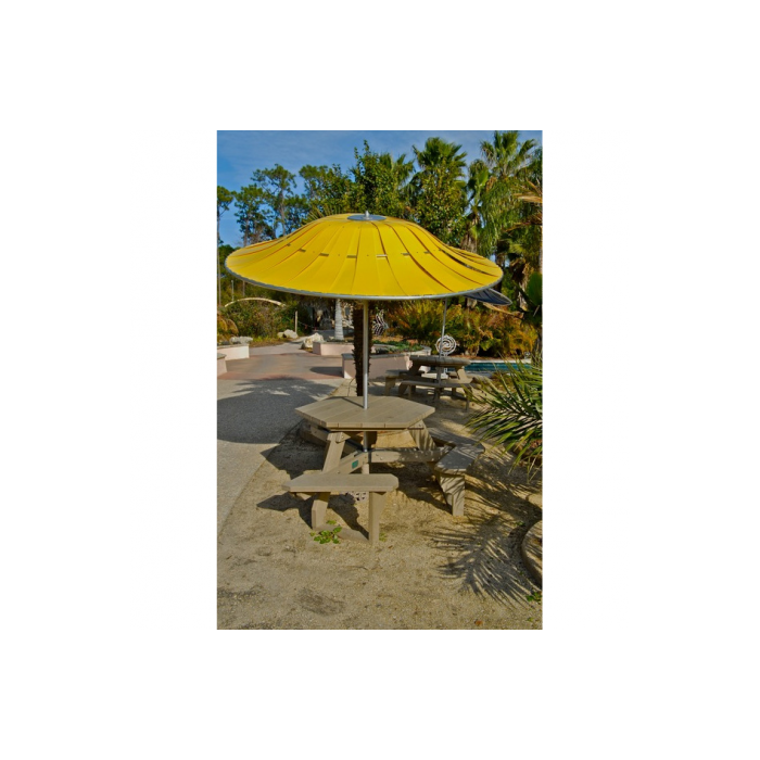 The 701 Aluminum Solid Vane Umbrella