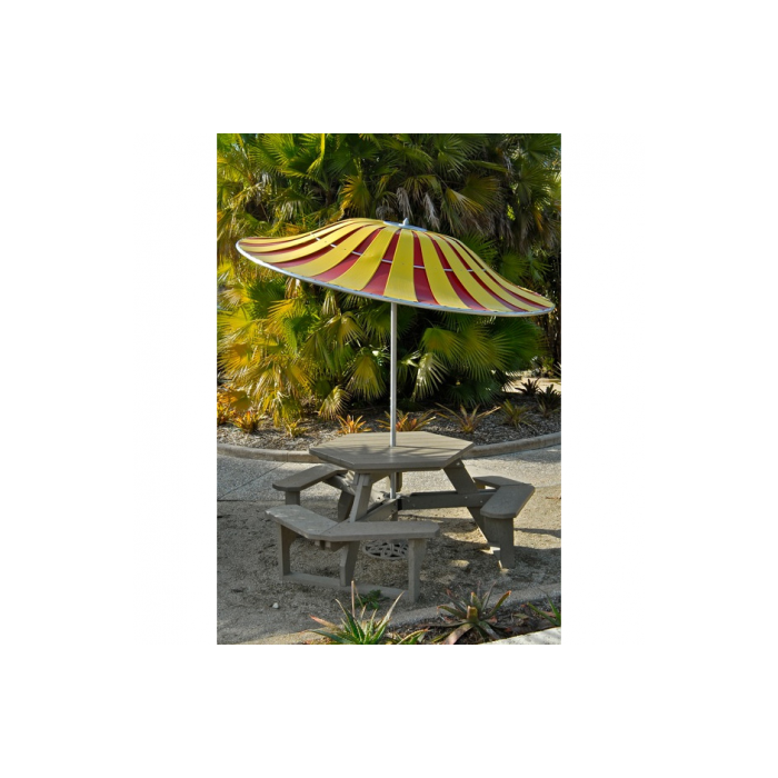 The 701 Aluminum Alternating Vane Umbrella