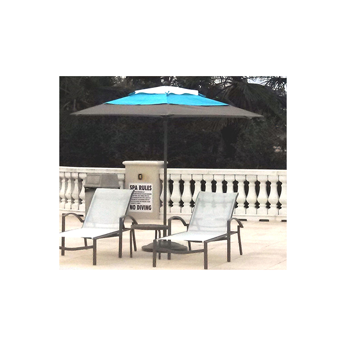 South Beach Heavy Duty Commercial Umbrella, 7.5 Foot Diameter