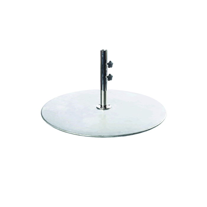 150 lb. Galvanized Steel Plate With 2" Stem for Monaco Series
