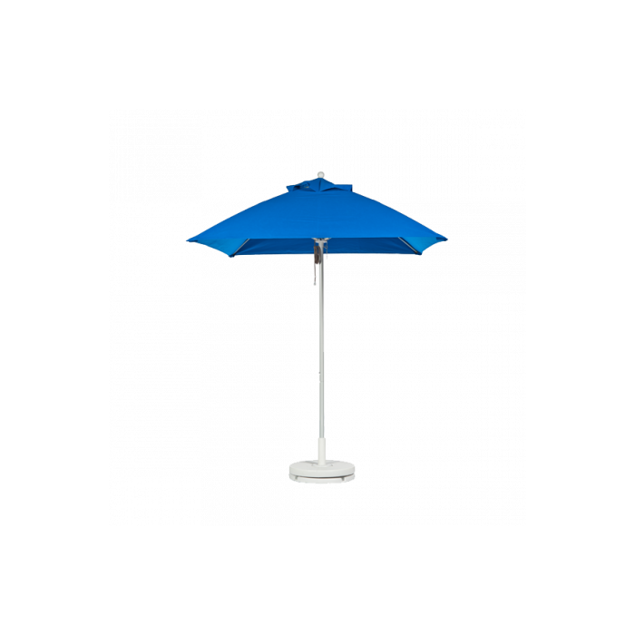 Monterey Collection Square Fiberglass Market Umbrella