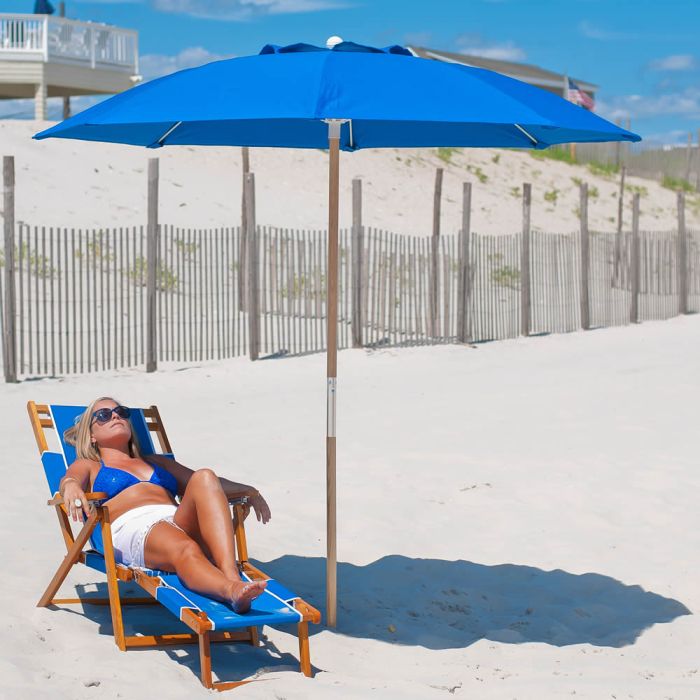Avalon Modern Fiberglass Beach Umbrella