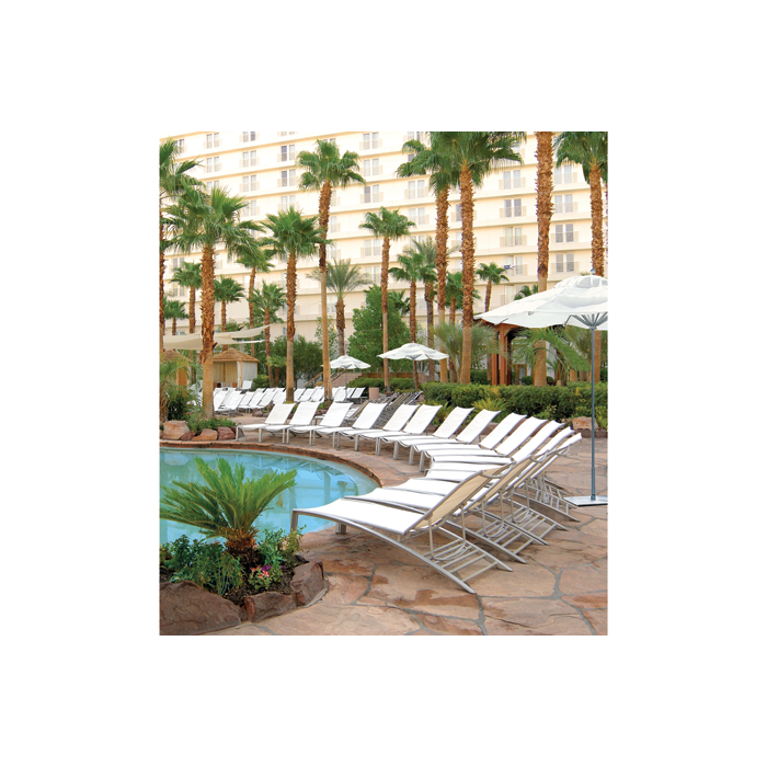 South Beach Relaxed Sling Chaise Lounge