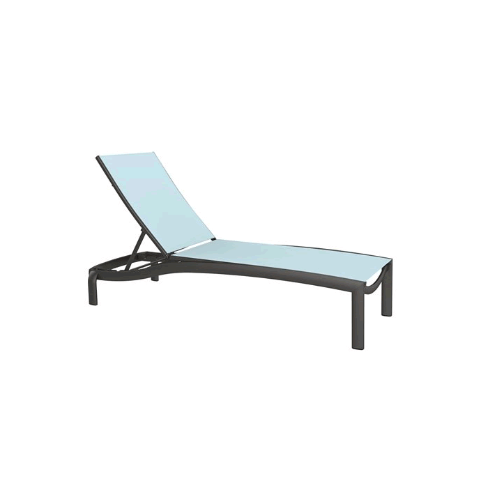KOR Relaxed Sling Armless Chaise Lounge