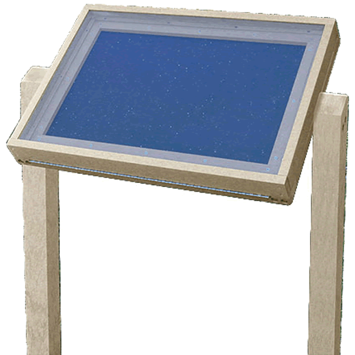 Specialty Viewing Center with Posts