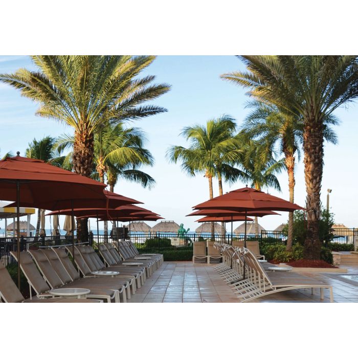 South Beach Heavy Duty Commercial Umbrella, 11 Foot Diameter