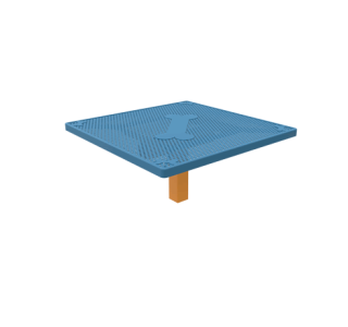 Square Grooming Table
