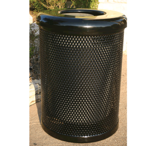 Rivendale Sidewalk Series Trash Receptacle, Lid and Liner Sold Separately 
