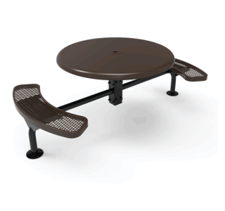 Rivendale Round Nexus Pedestal Table with Solid Top - ADA Accessible