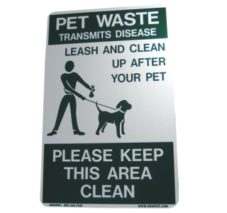 On Leash Sign