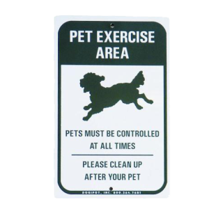 Off Leash Sign