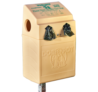 Dogvalet Polythene Bag Dispenser / Waste Container