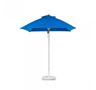 Monterey Collection Square Fiberglass Market Umbrella