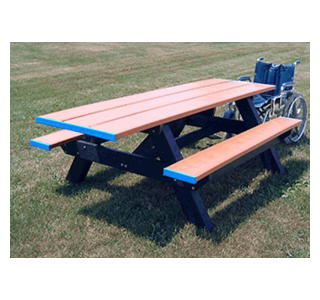 Standard Double ADA Picnic Table
